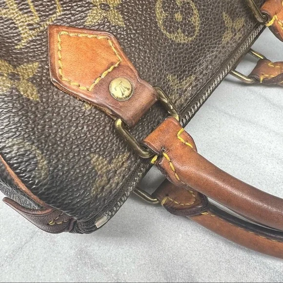 Louis Vuitton Vintage Nano Mini Monogram Speedy 100% Authentic - Picture 11 of 12